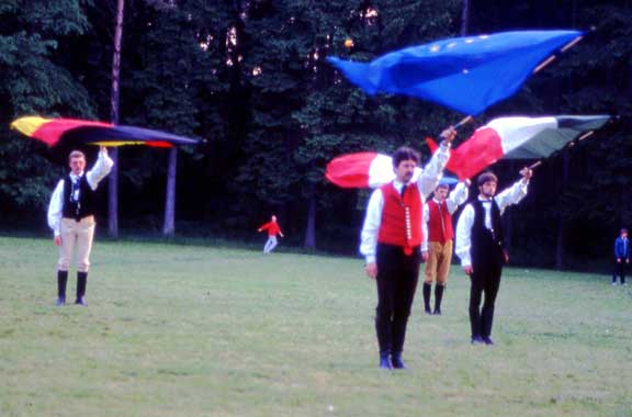 H1983-Sonnwende-Dia16-49 - Volkstanzgruppe Herrenberg - Sonnenwende 1983