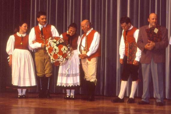 19920718-Ge-Dia23119-Volkstanz40-Ehrung - 40 Jahre Volkstanz Herrenberg