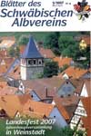 AV-Fest-2007-Ankuendigung - Link zum Rückblick des Schwäbischen Albvereins